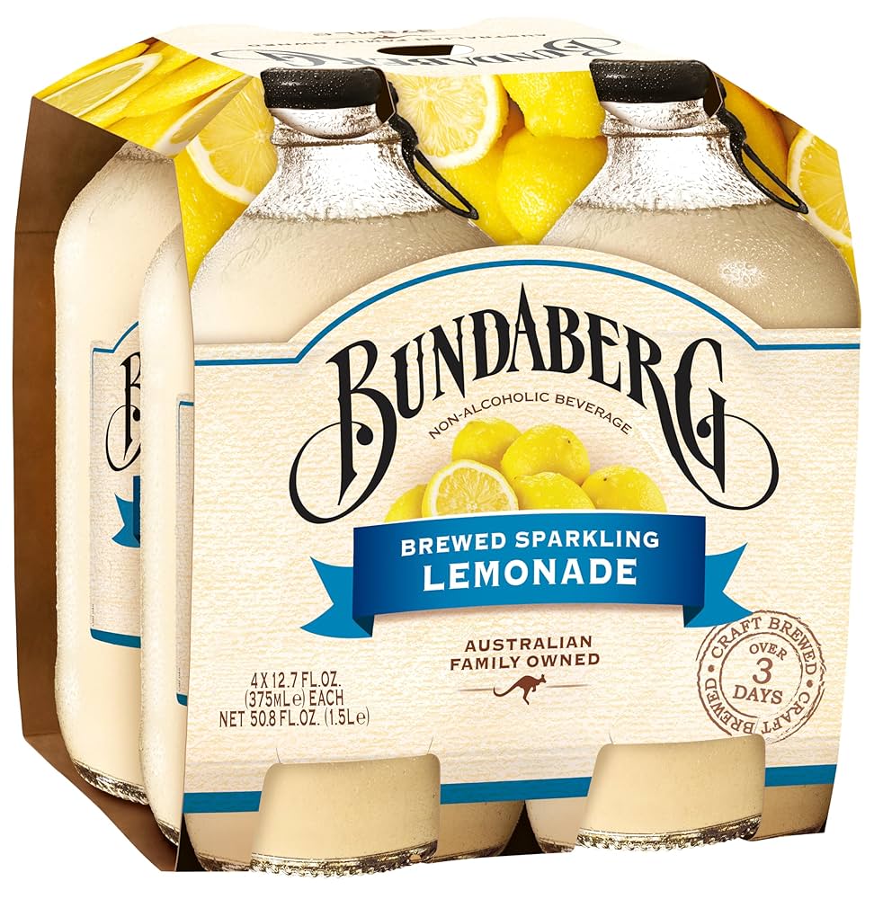 Amazon.com: Bundaberg Sparkling Fruit Drink, Lemonade 12.7